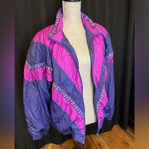 VINTAGE 90s Spring Windbreaker Bomber Jacket